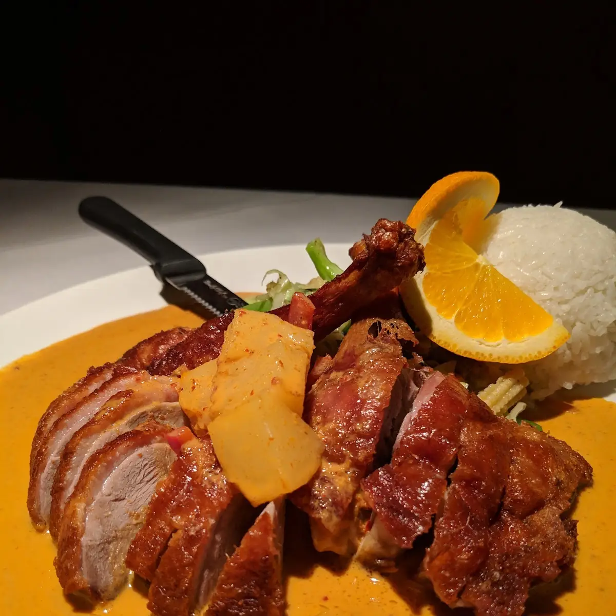 Roasted Duck in Red Curry