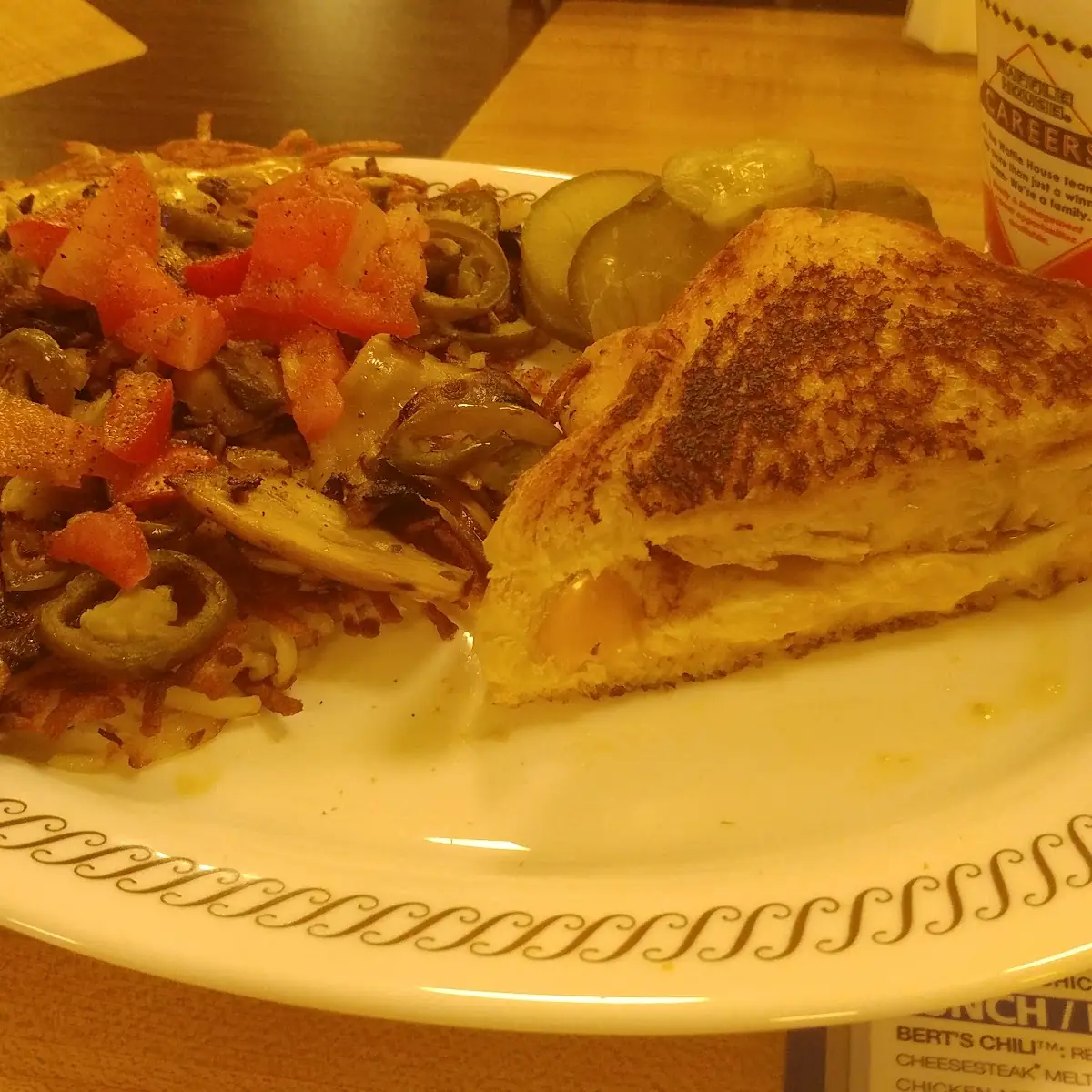 Texas Chicken Egg Cheese Melt