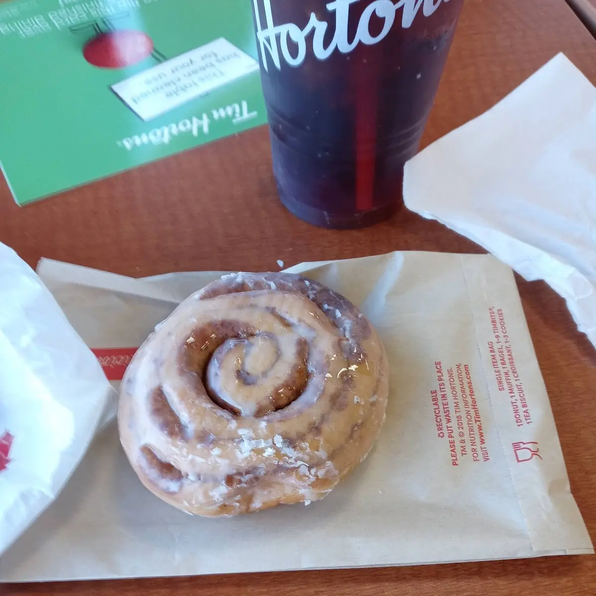 Cinnamon Glazed Donut