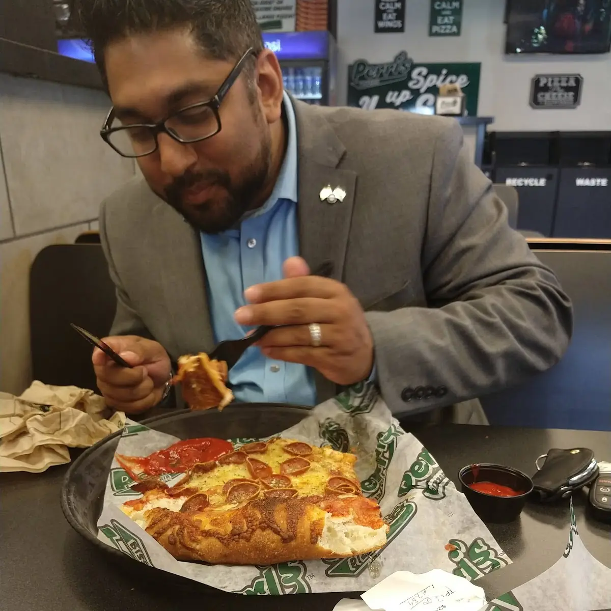 Don't Eat Pizza with a Fork and Knife