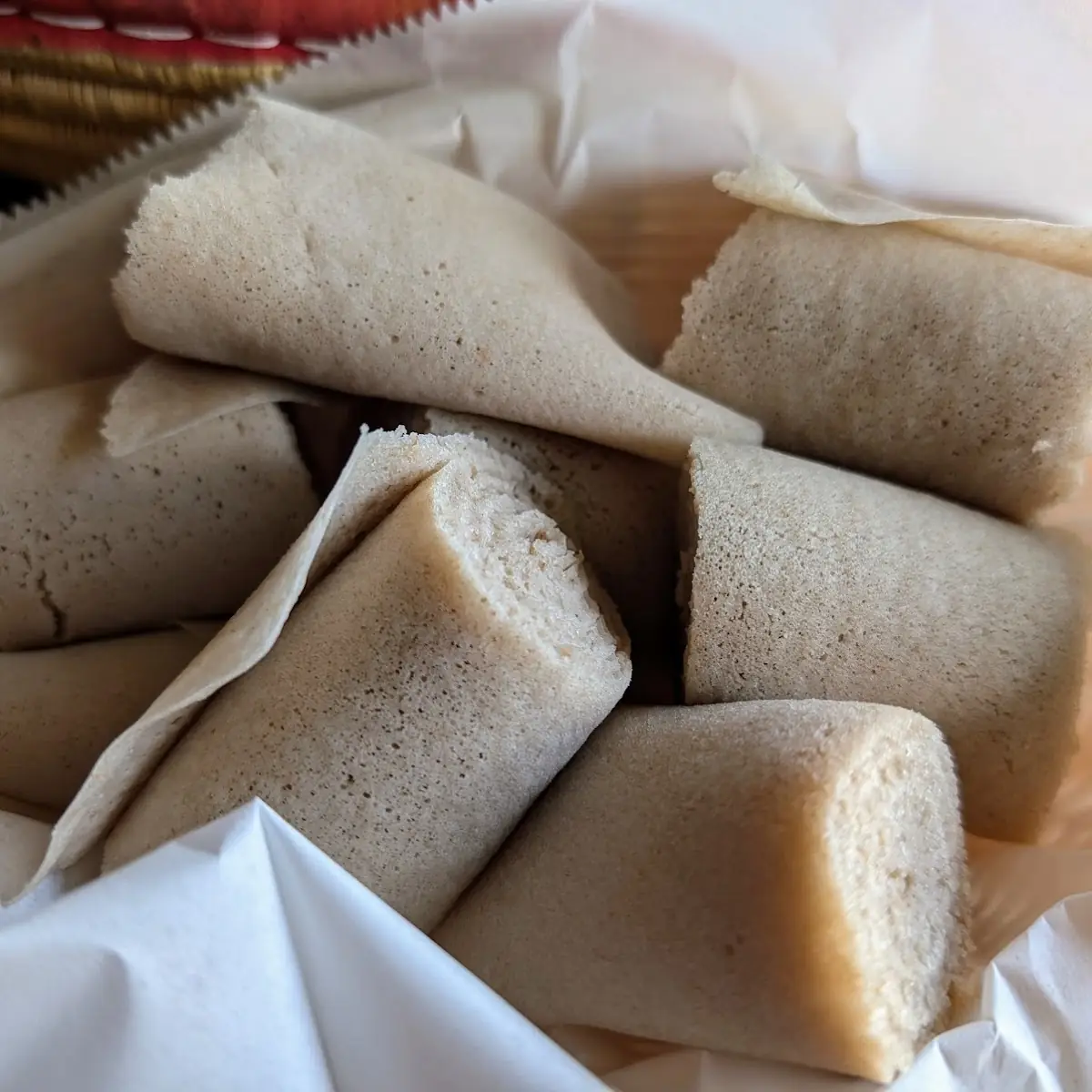 Injera Bread Pieces