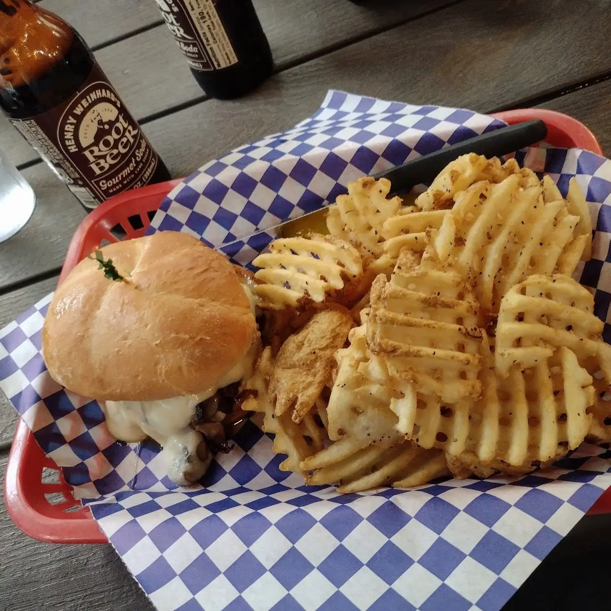 Mushroom Swiss Burger