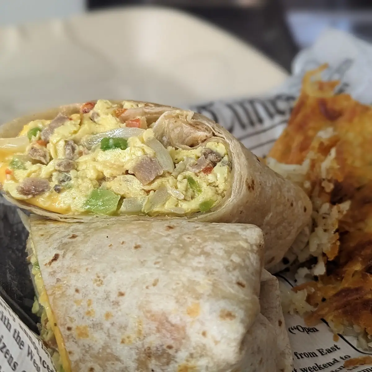 Sausage Breakfast Burrito