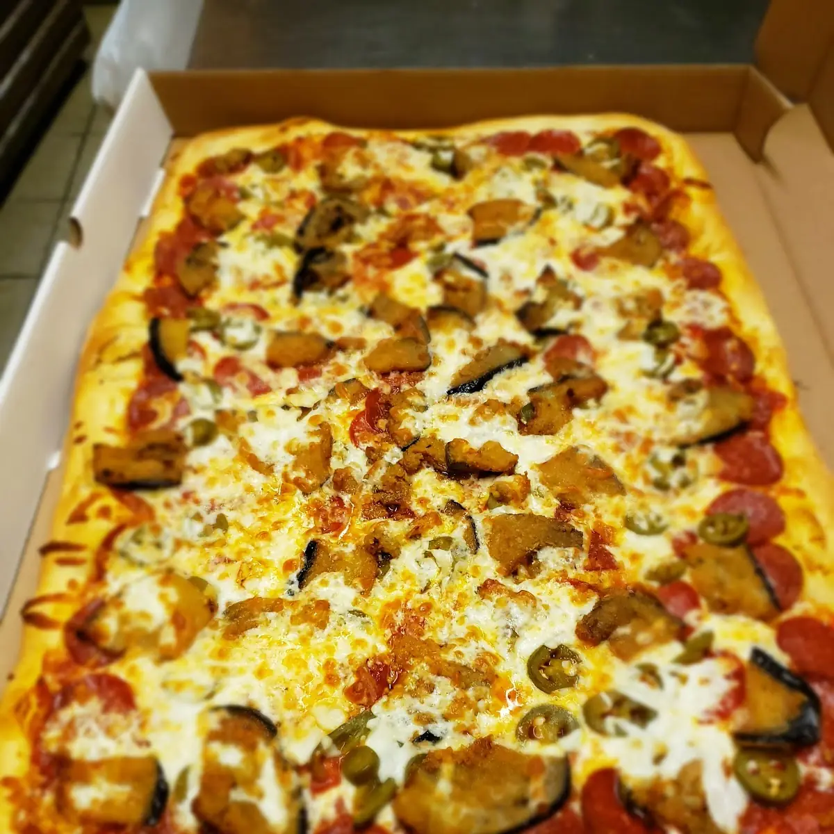 Eggplant Pizza