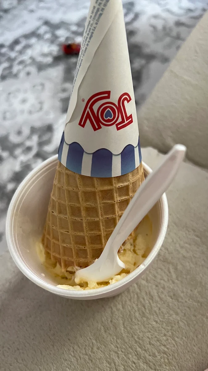 Butter Pecan Ice Cream Waffle Cone