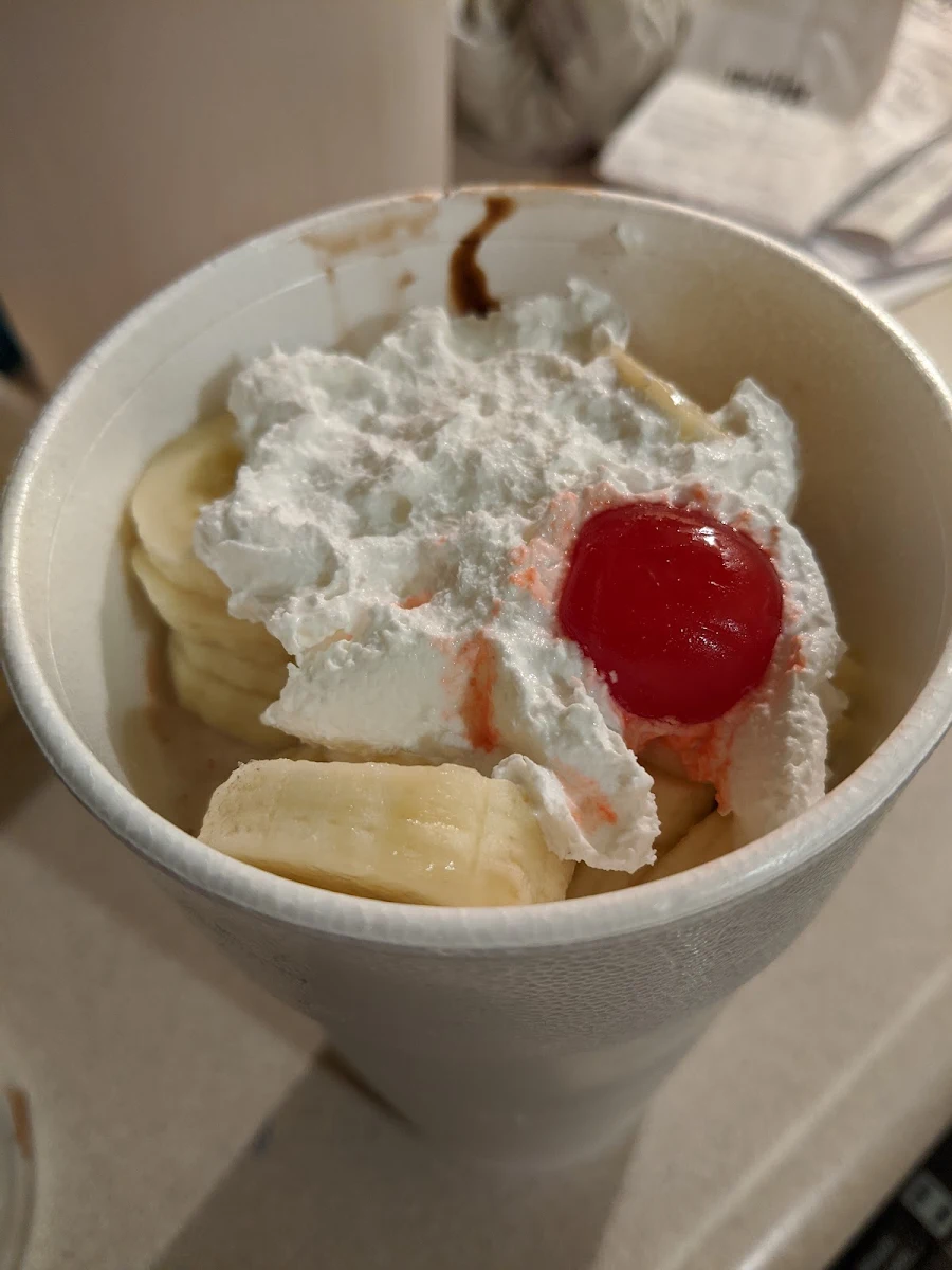 Upside Down Banana Split Small