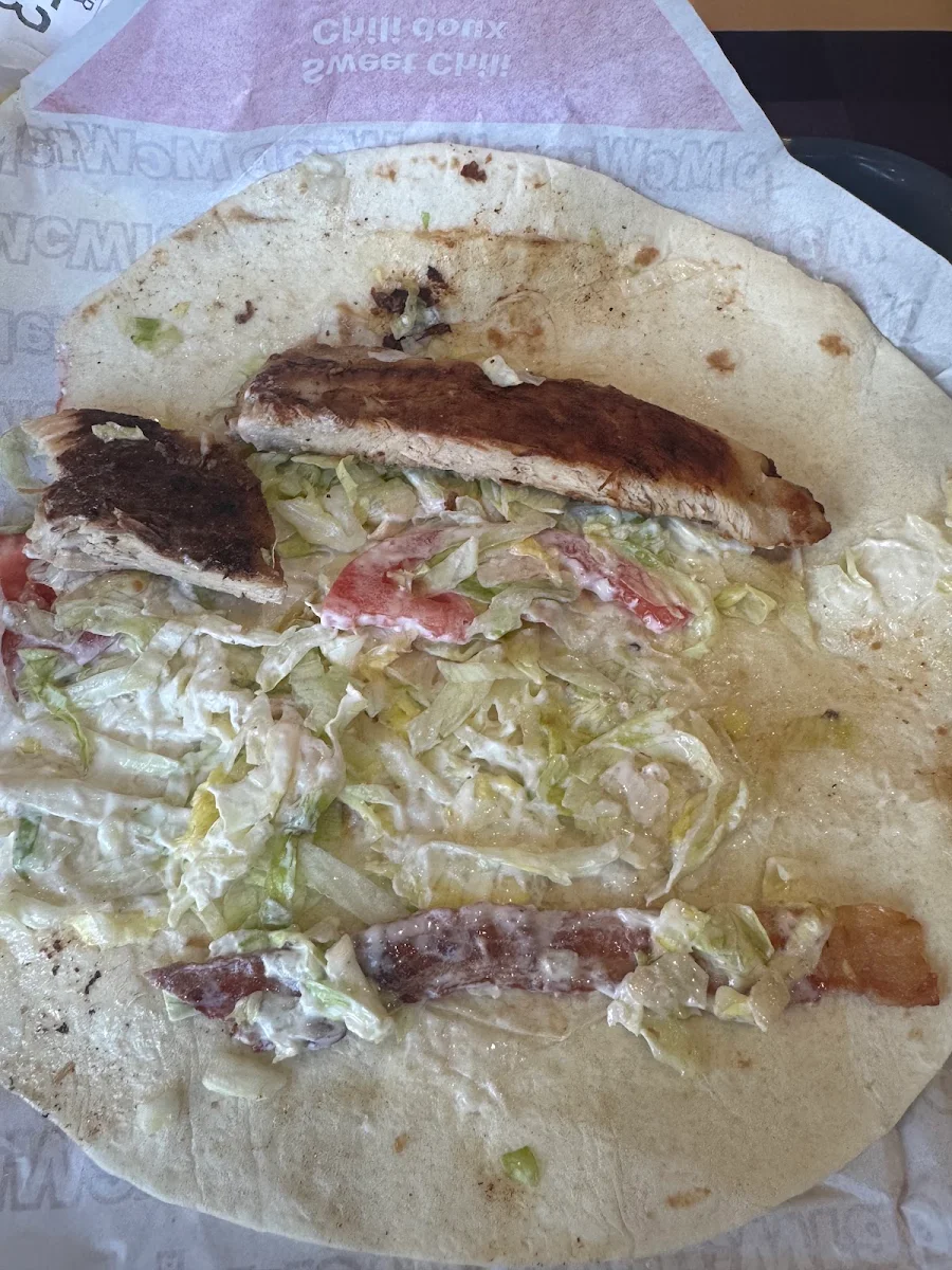 Chicken & Bacon Mcwrap - Grilled