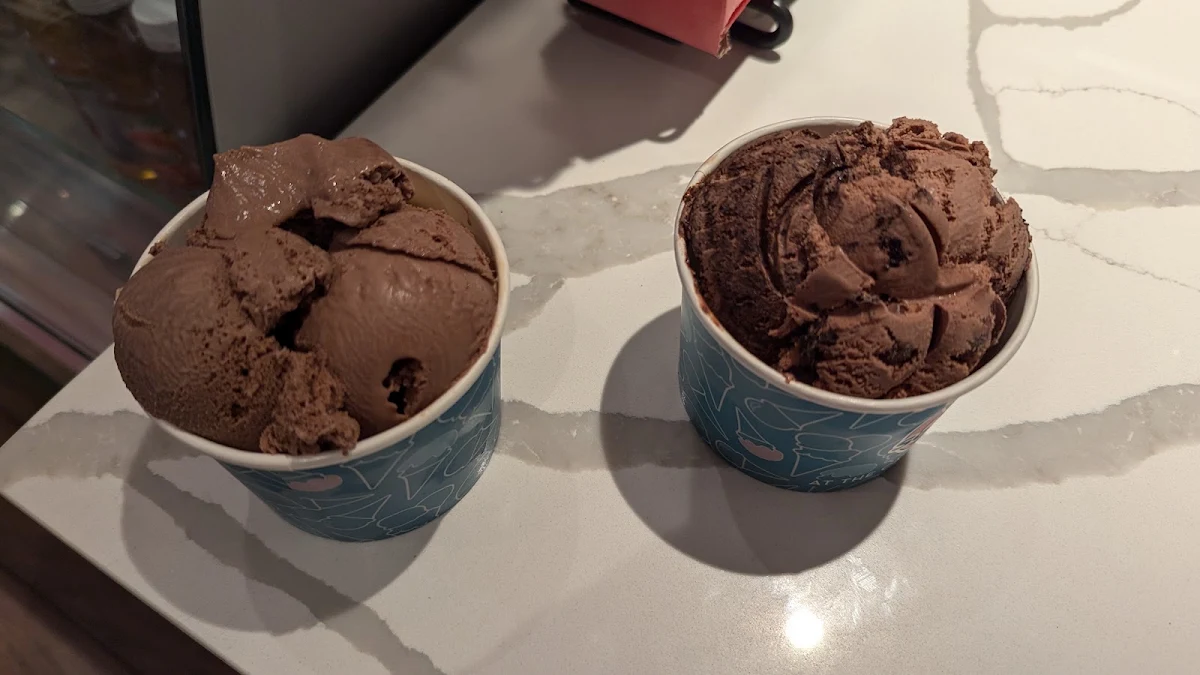 Michigan Pothole and Coffee Chocolate Ice Cream Cups