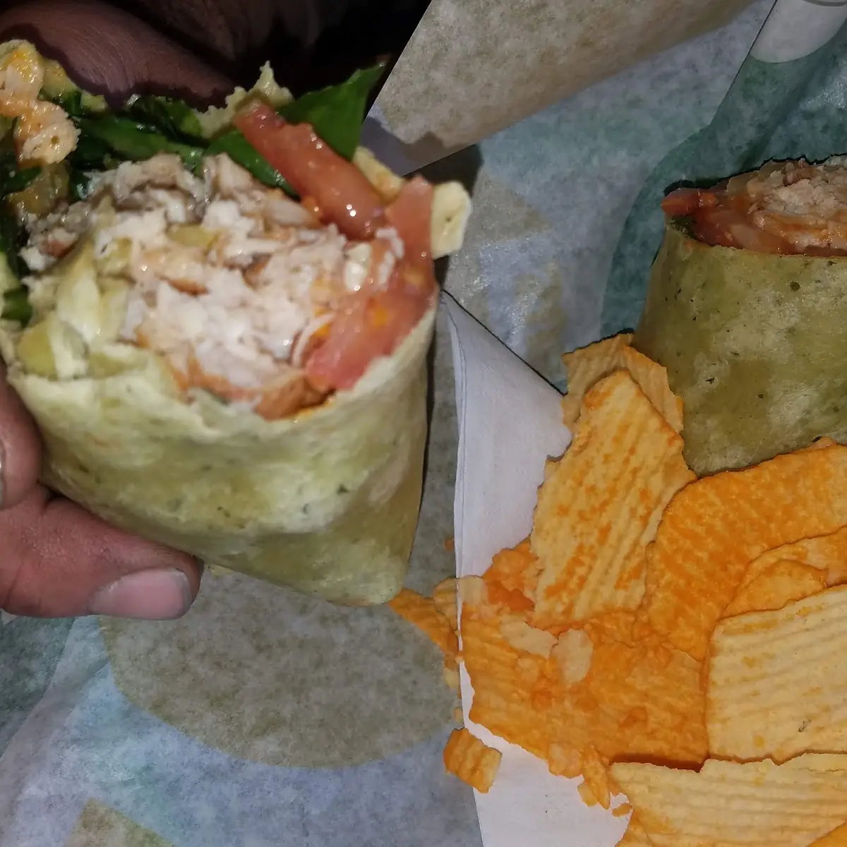 Sesame Ginger Chicken Wrap