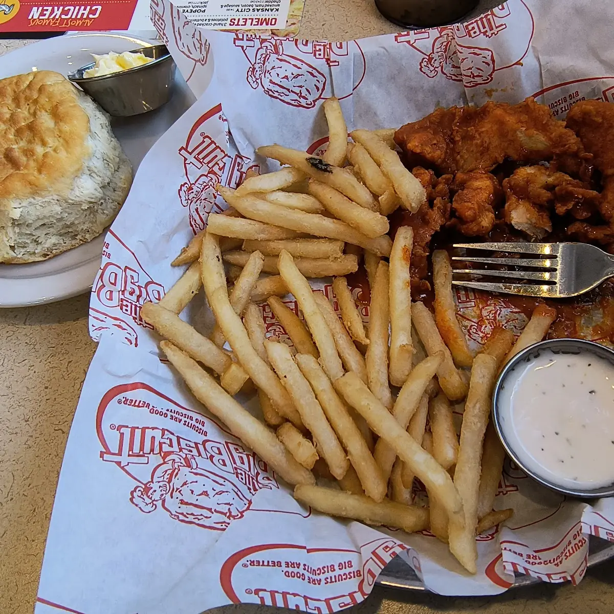Buffalo Chicken Strip Basket