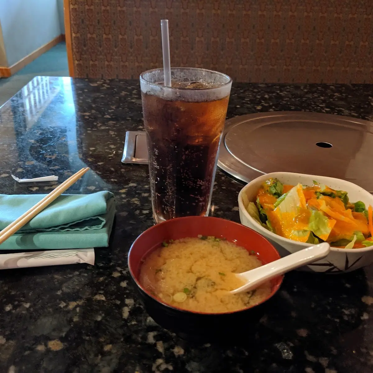 Miso Soup and Salad