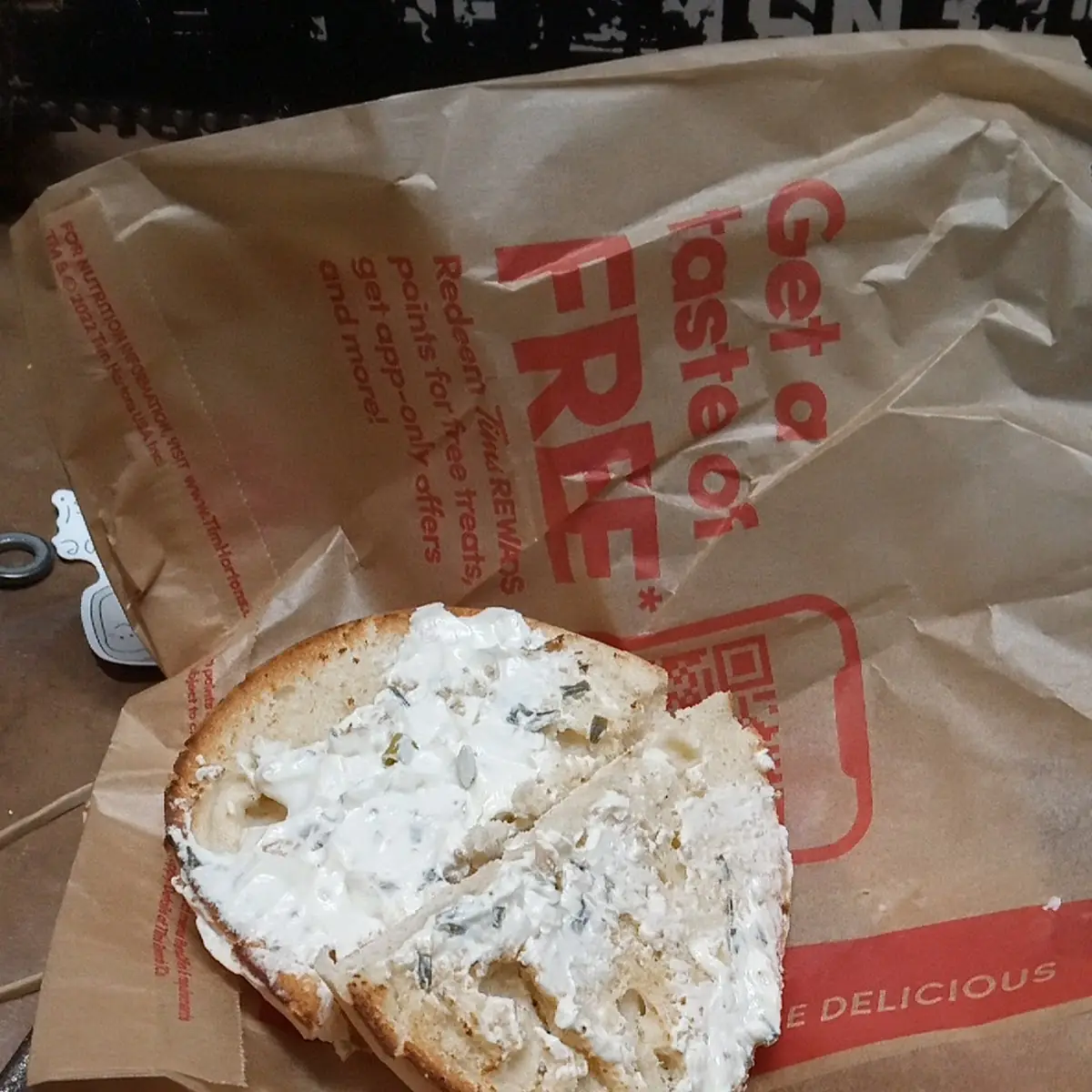 Plain Bagel with Cream Cheese