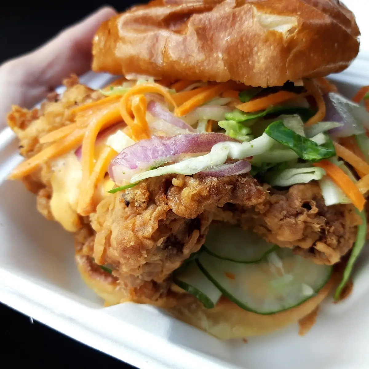 Angry Rooster Sandwich