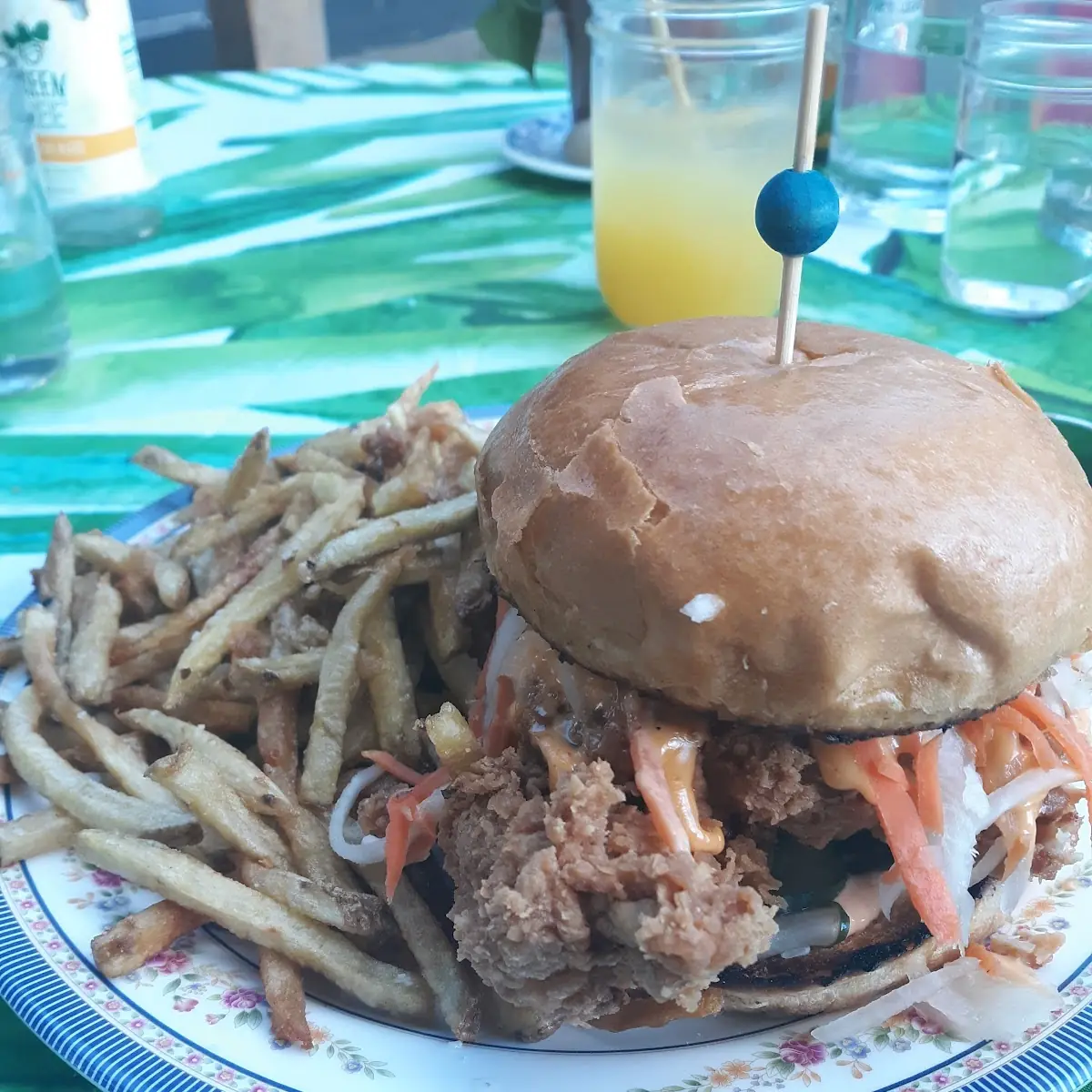 Fried Chicken Sandwich with Fries