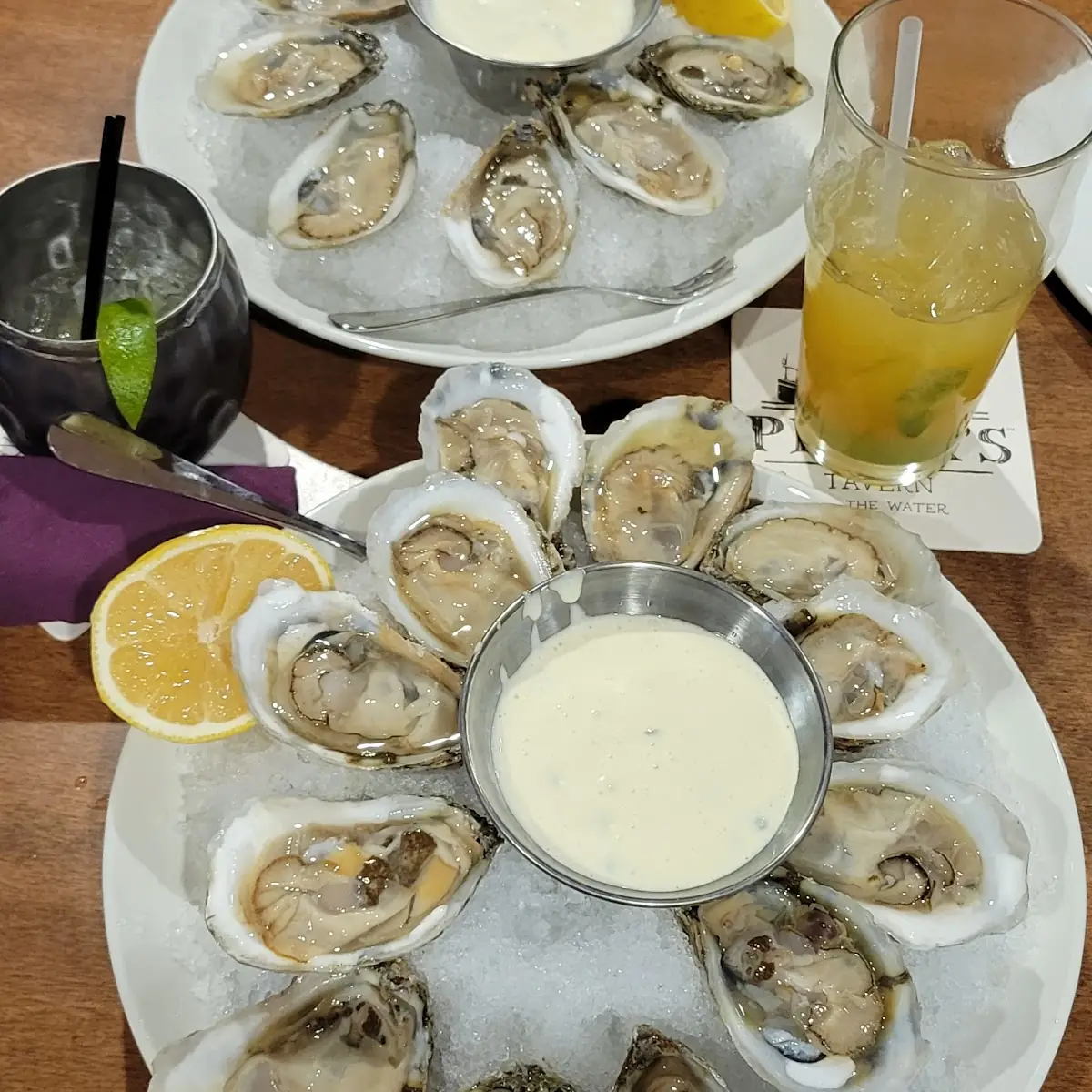 Dockside Oysters on the Half Shell