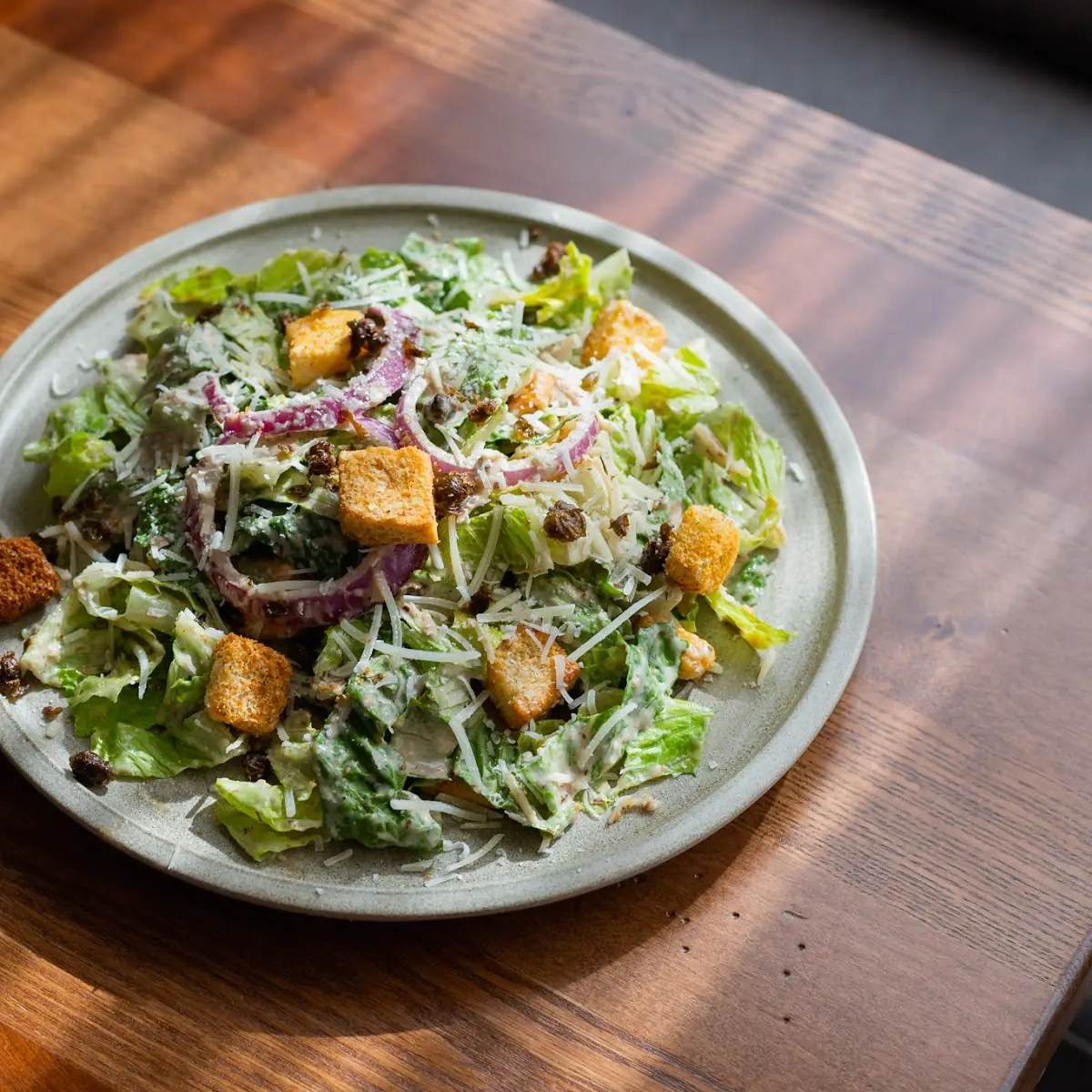 Plank’S Caesar Salad