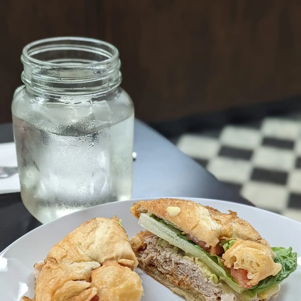 Turkey Egg Avocado & Blue Cheese Sandwich