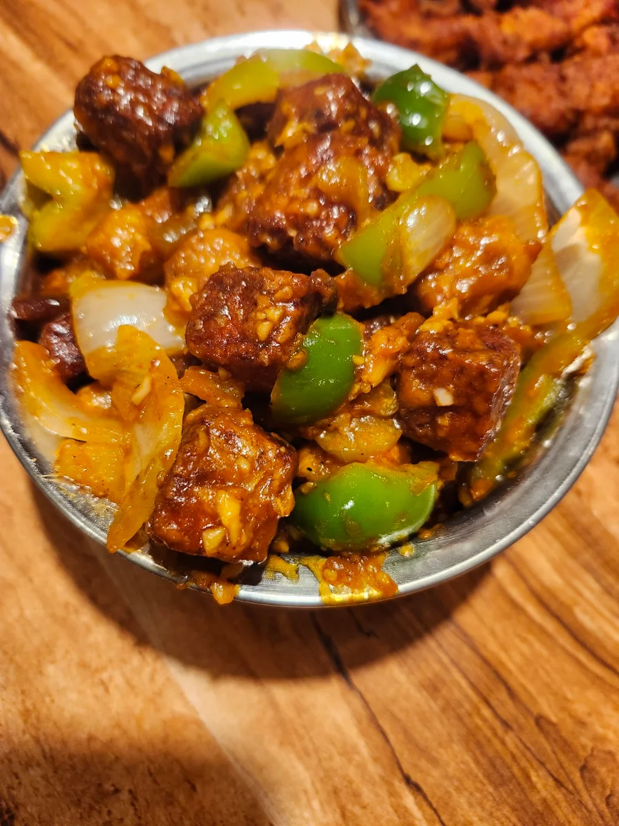 Chilli Paneer Baby Corn (Dry)