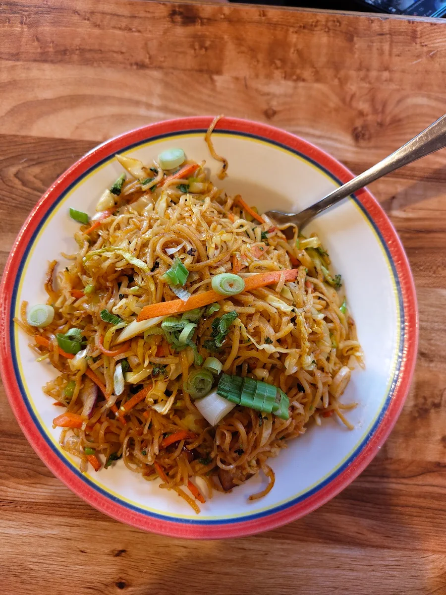Veg Schezwan Fried Noodles, Chennai Express South Indian Kitchen & Bar