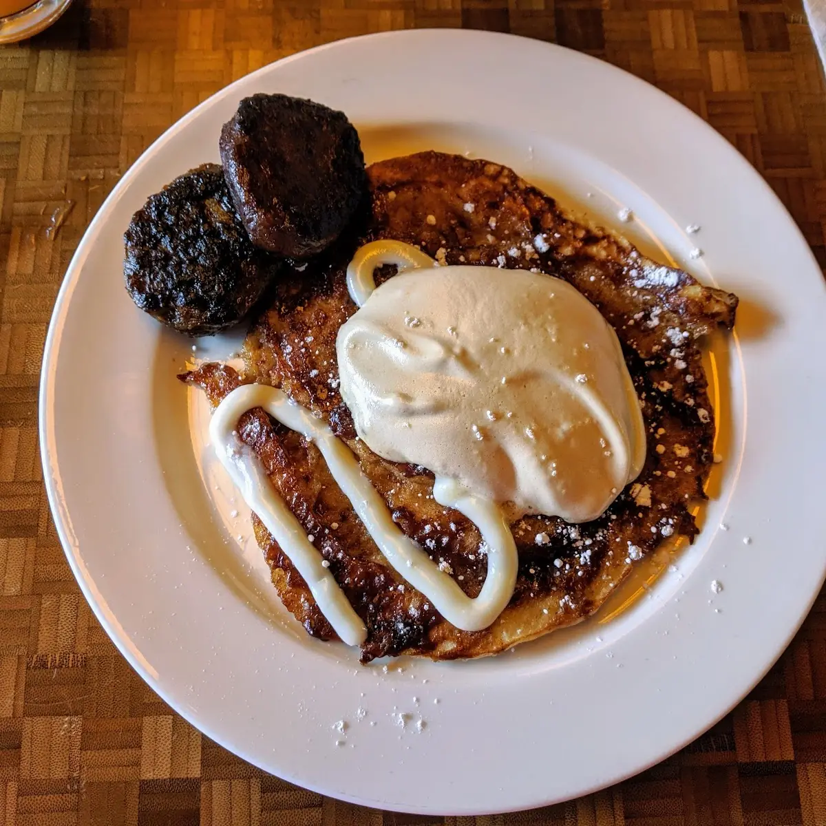 Cinnamon Roll Pancakes