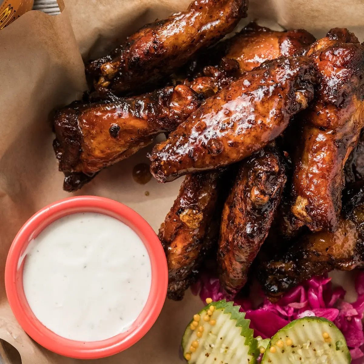 Side Salad with Smoked Garlic Ranch Dressing