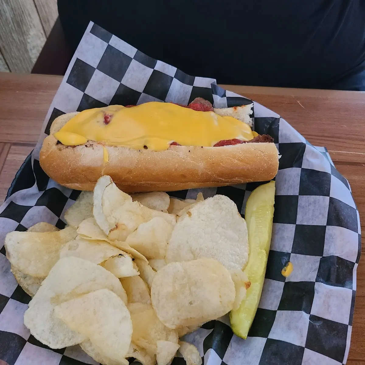 Hot Dog with French Fries