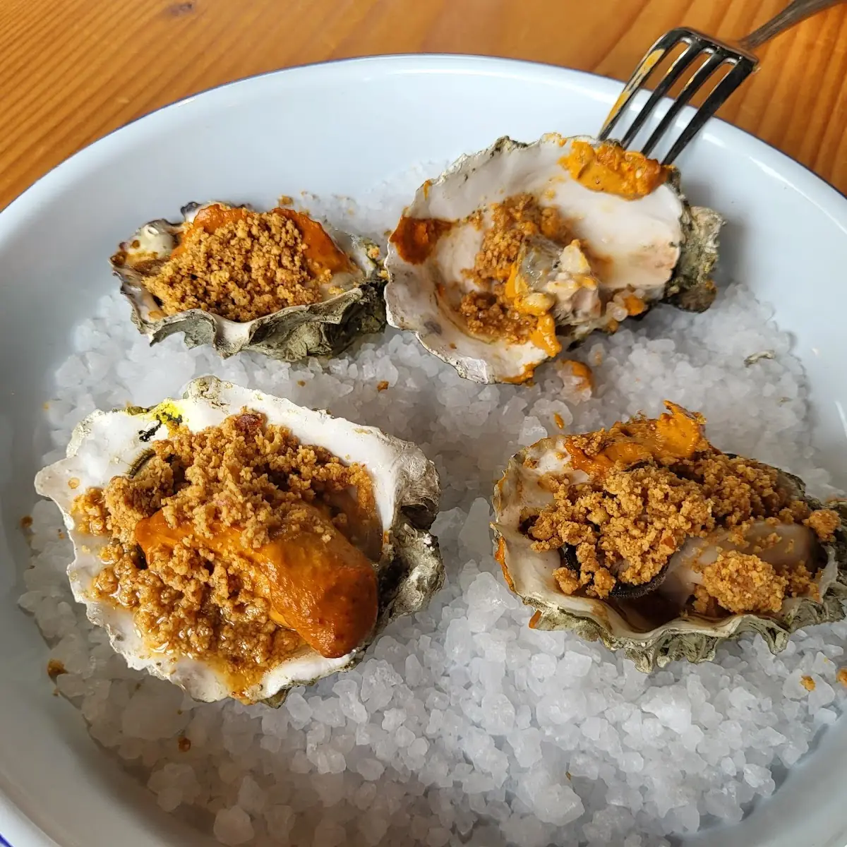 Grilled Oysters on the Half Shell