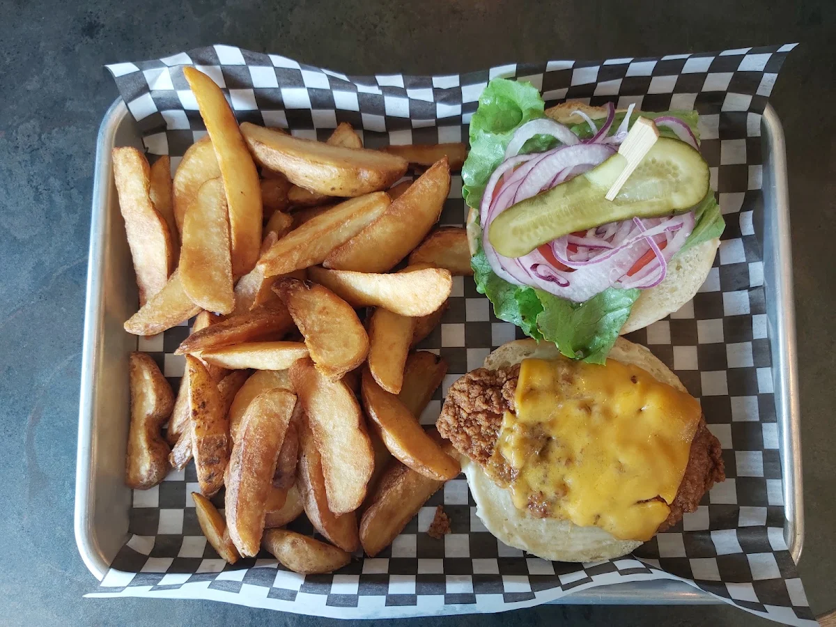 Crispy Chicken Burgers, Wildcat Grill