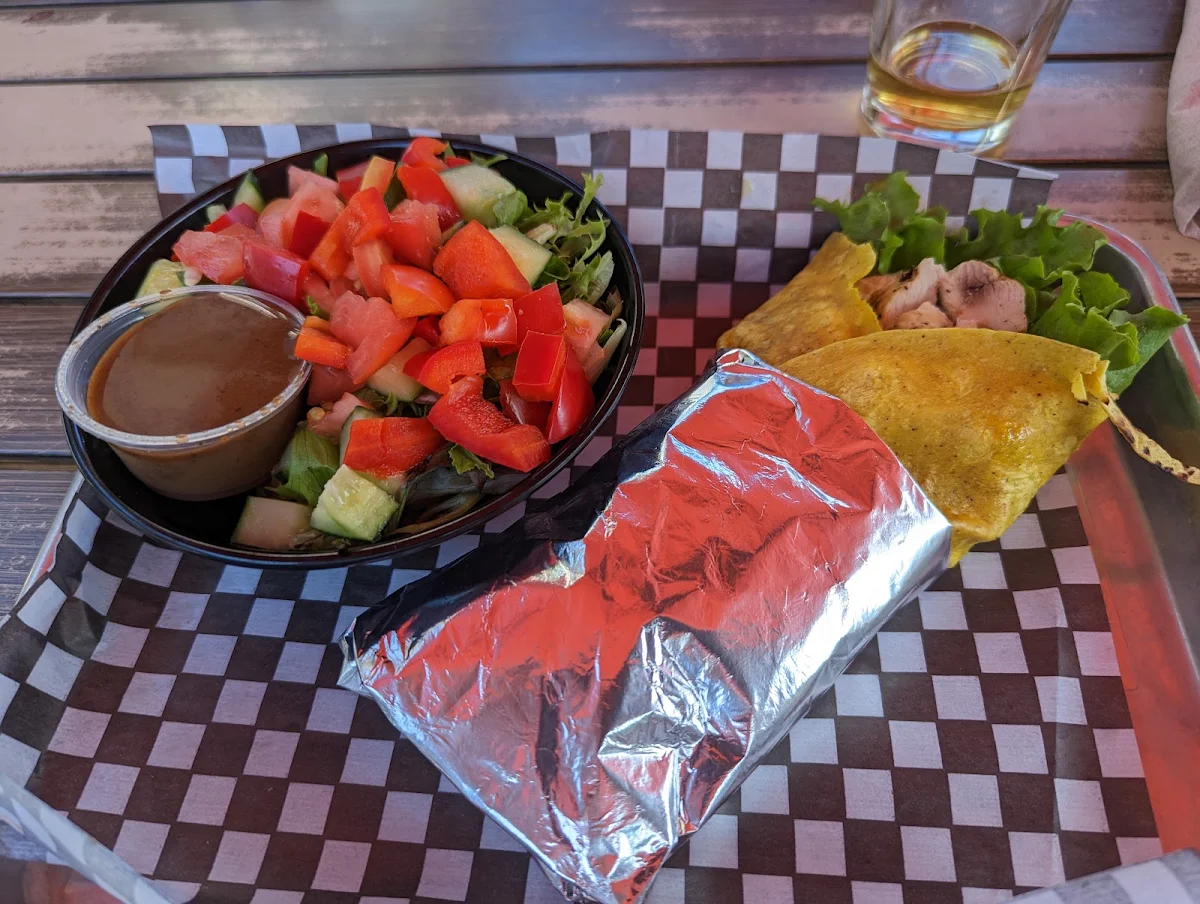 Curried Chicken Wrap, Wildcat Grill