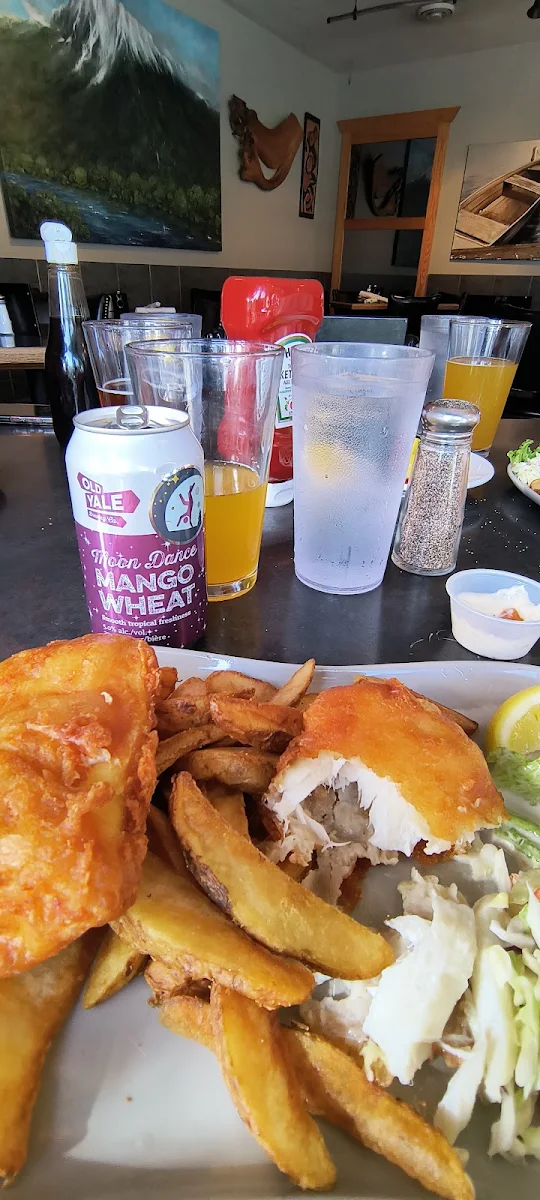 Halibut Fish & Chips, Wildcat Grill