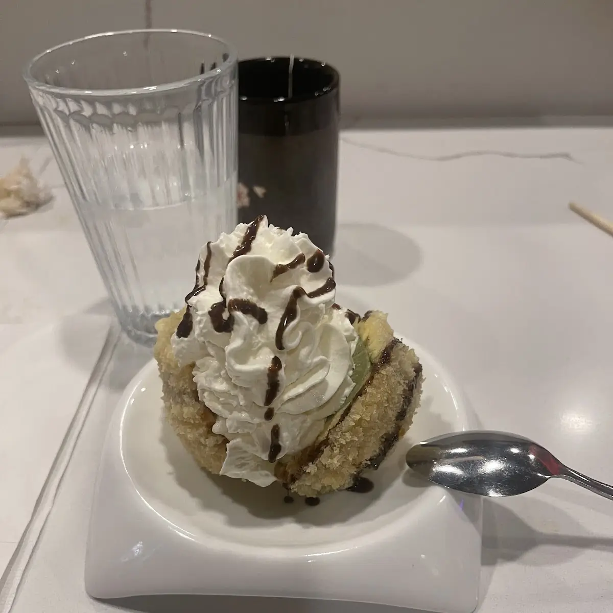 Green Tea Fried Ice Cream