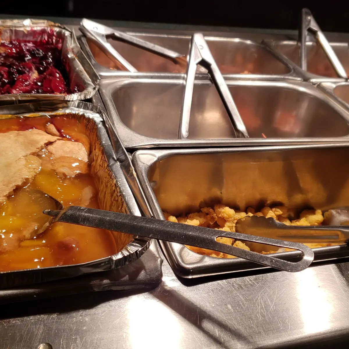 Peach and Blackberry Cobbler