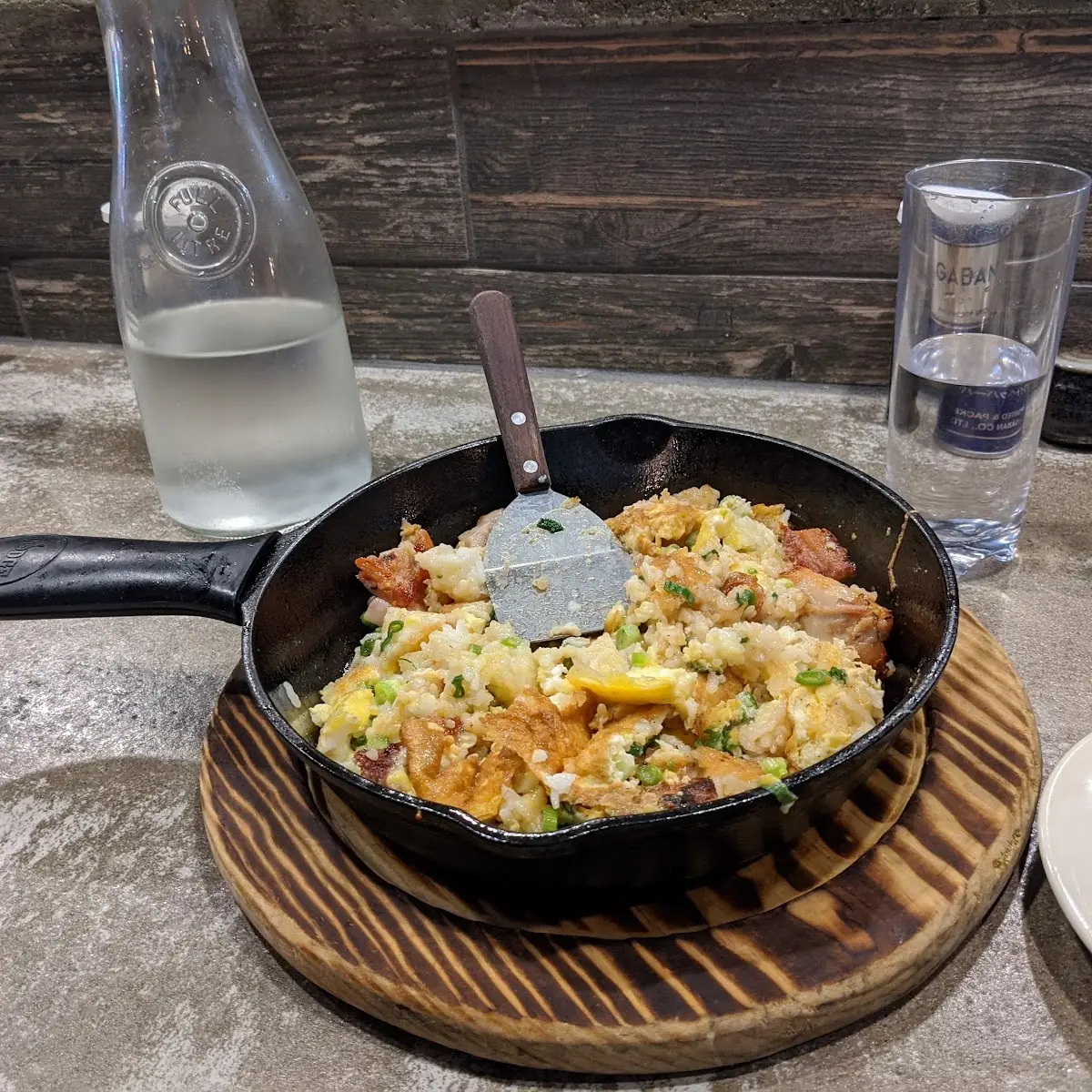 Stir Fry Rice with Fried Chicken