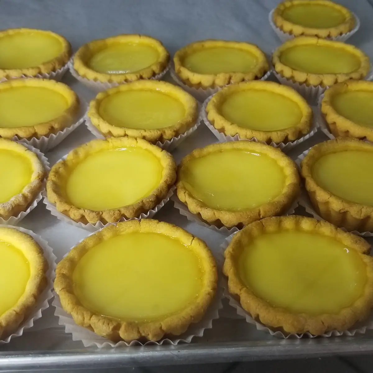 Baked Egg Custard Tart