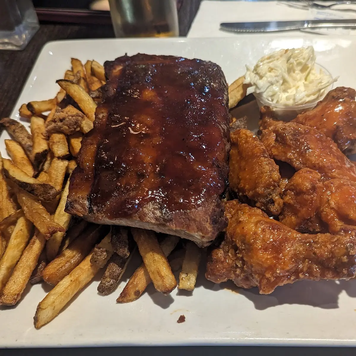 Half Rack Ribs & 6 Wings, Glengarrian Pub & Restaurant