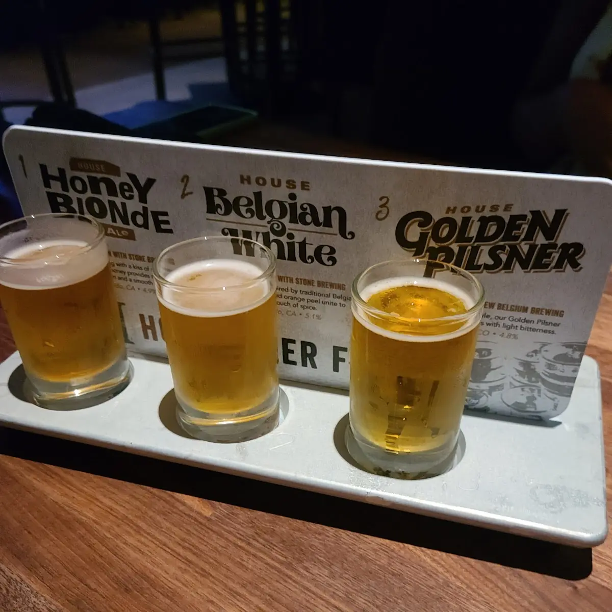 House Beer Flight