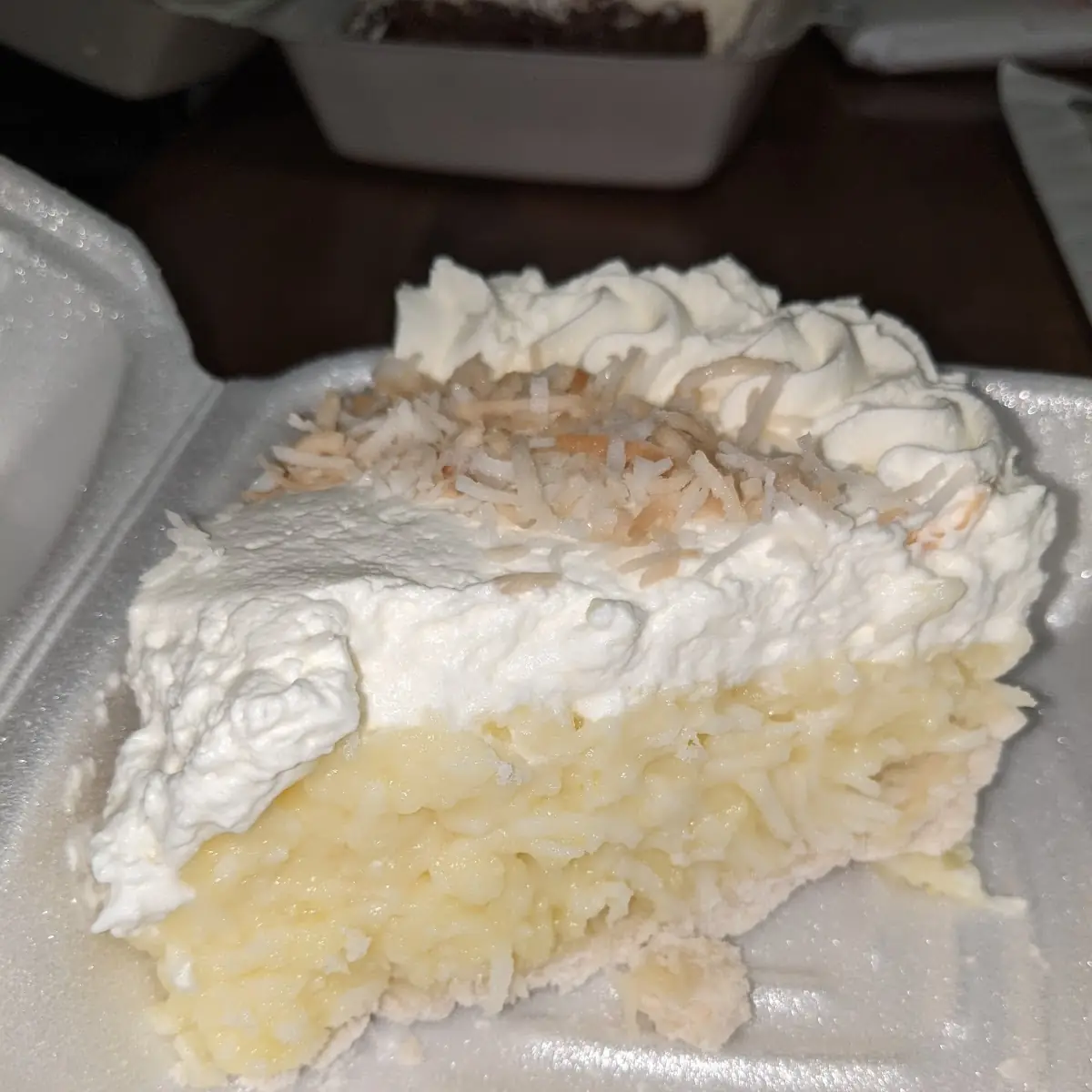 Coconut Cream and Chocolate Pie