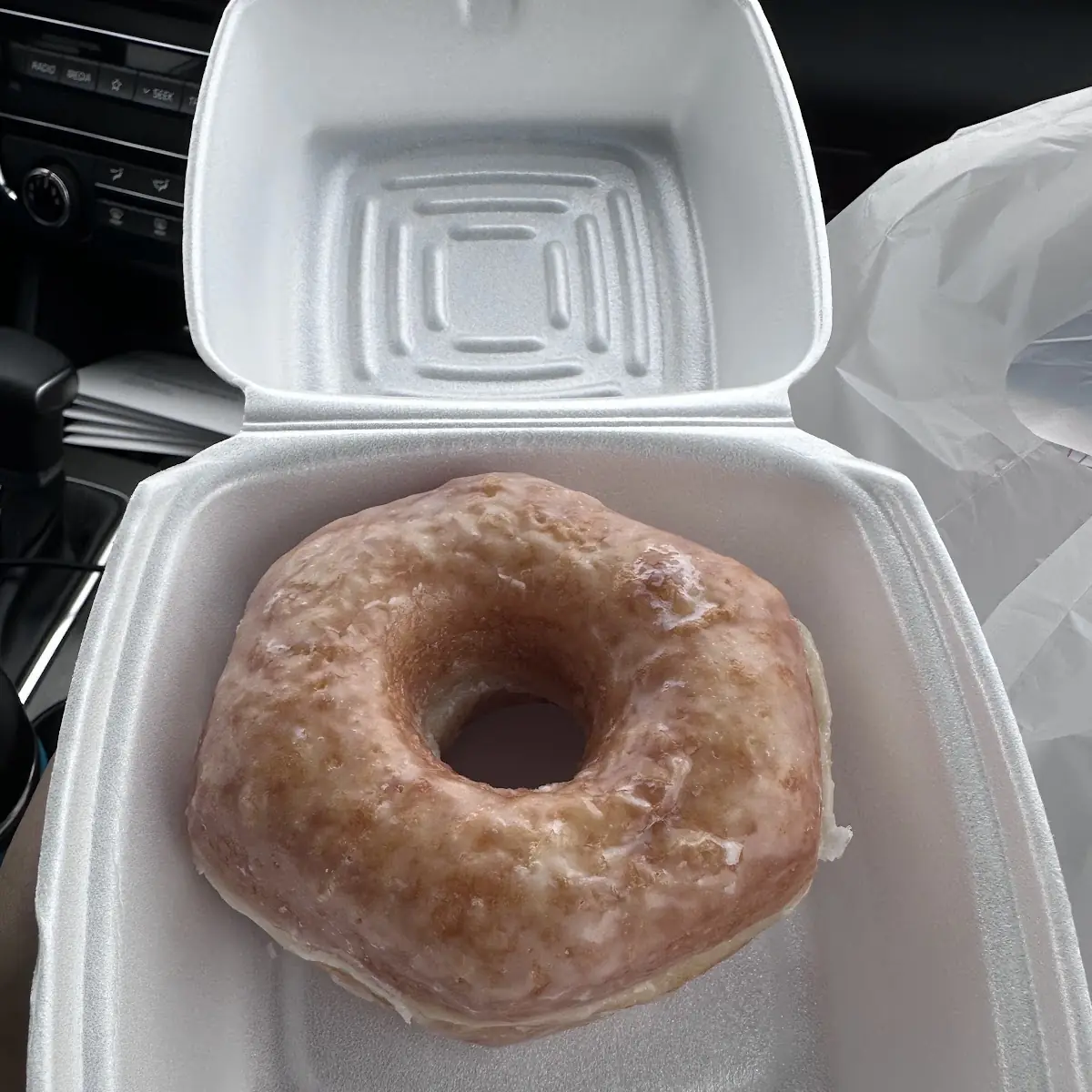 Glazed Croissant Donut