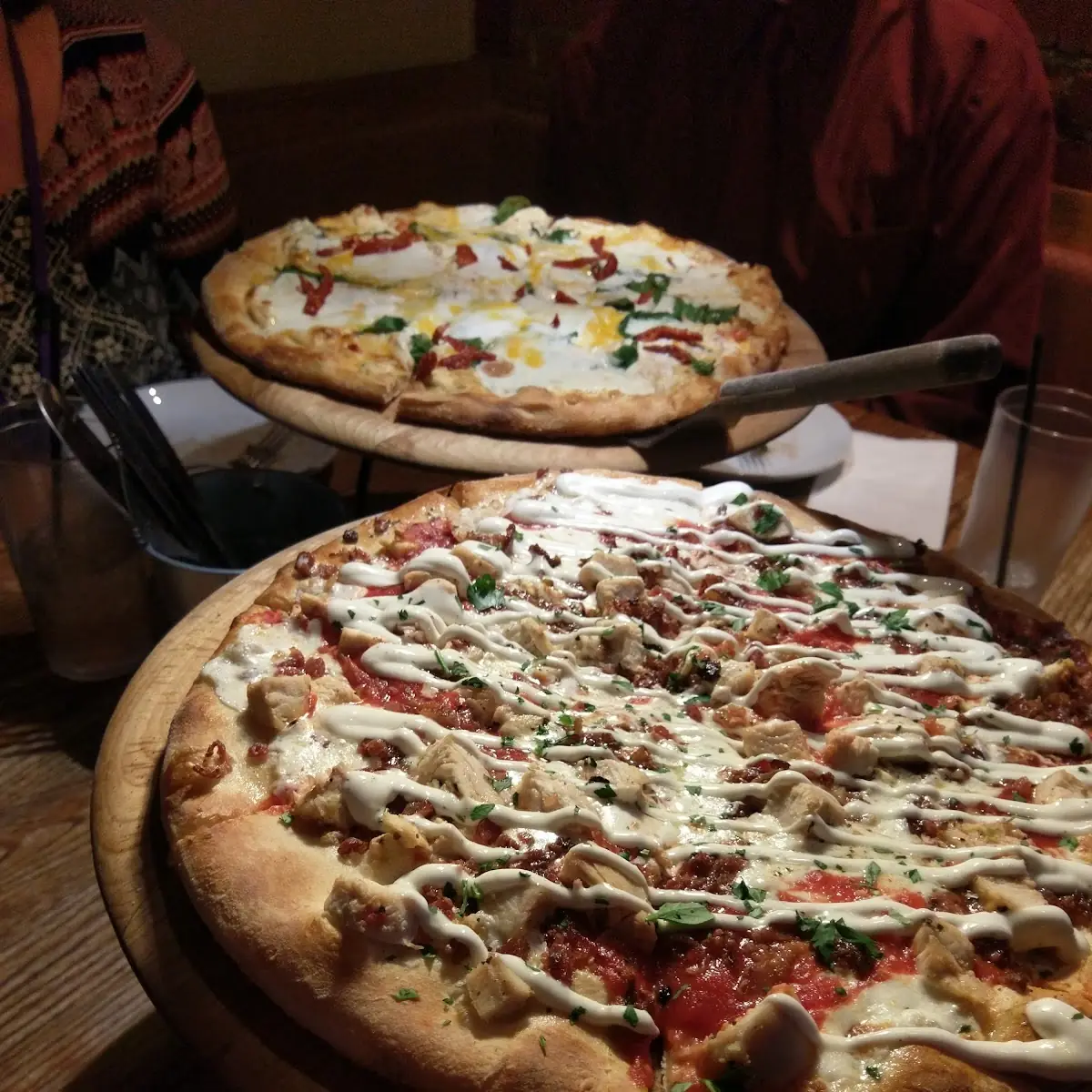 Chicken Bacon Ranch Pizza