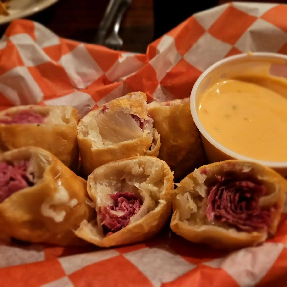Reuben Egg Rolls