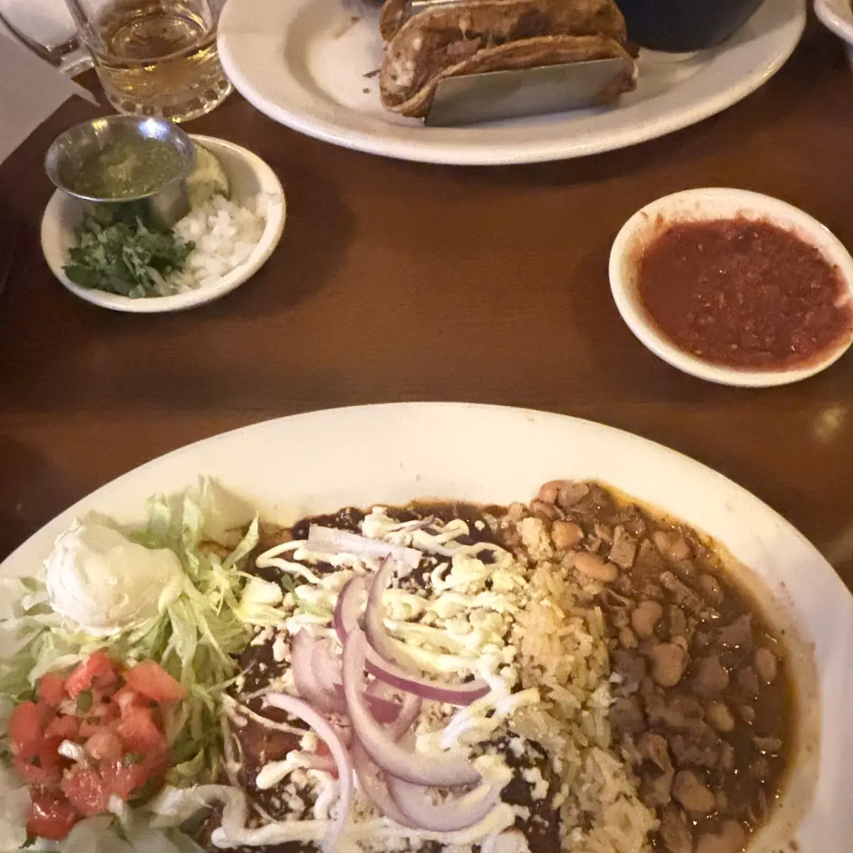 Chicken Mole Enchiladas