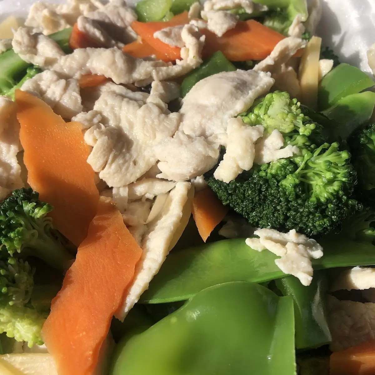 Steamed Chicken w Mixed Vegetables