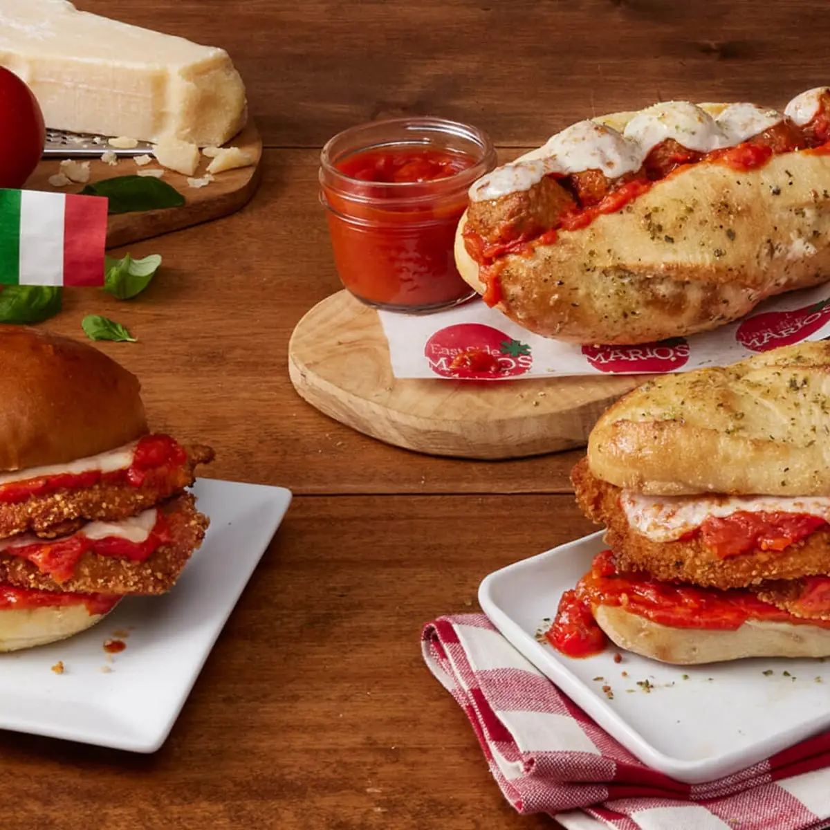 Chicken Parm Hero Sandwich
