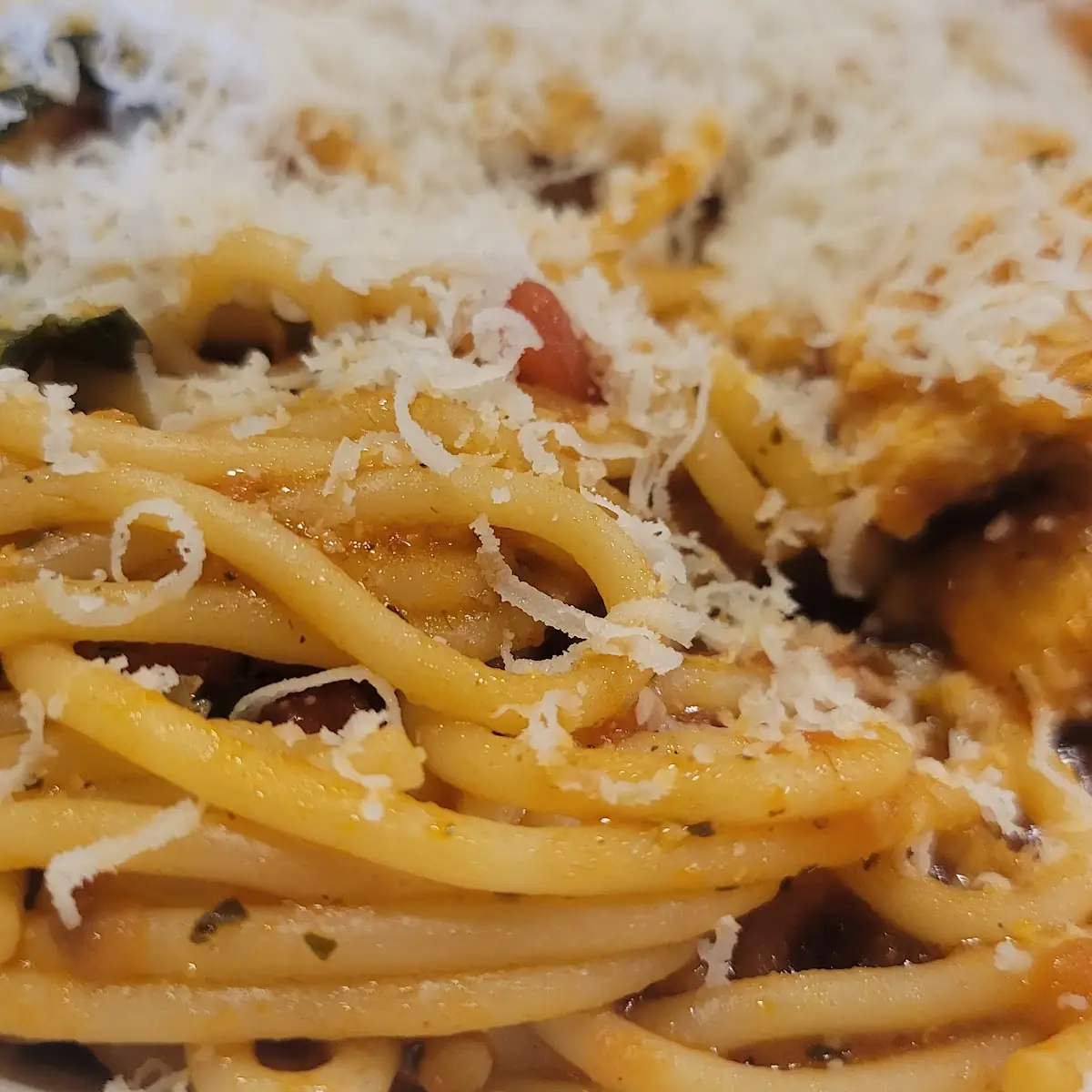 Tuscan Chicken Spaghetti