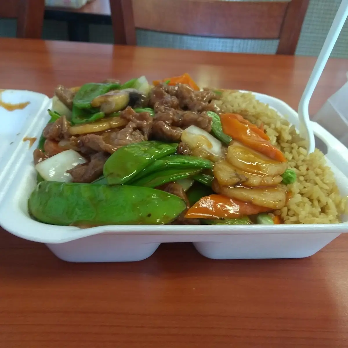 Beef or Chicken w Garlic Sauce