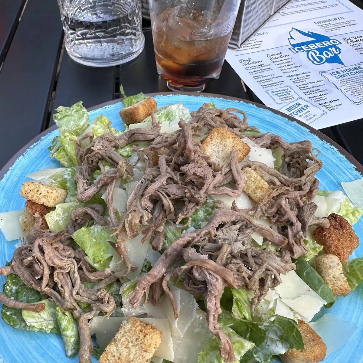Caesar Salad with Brisket