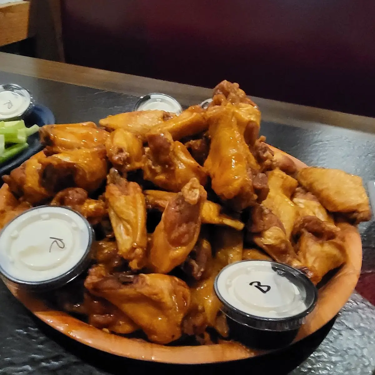 Wings with 1 Blue Cheese