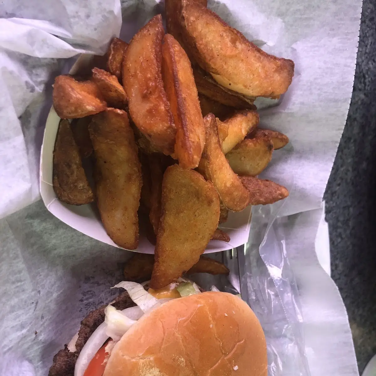 Fries and Burger