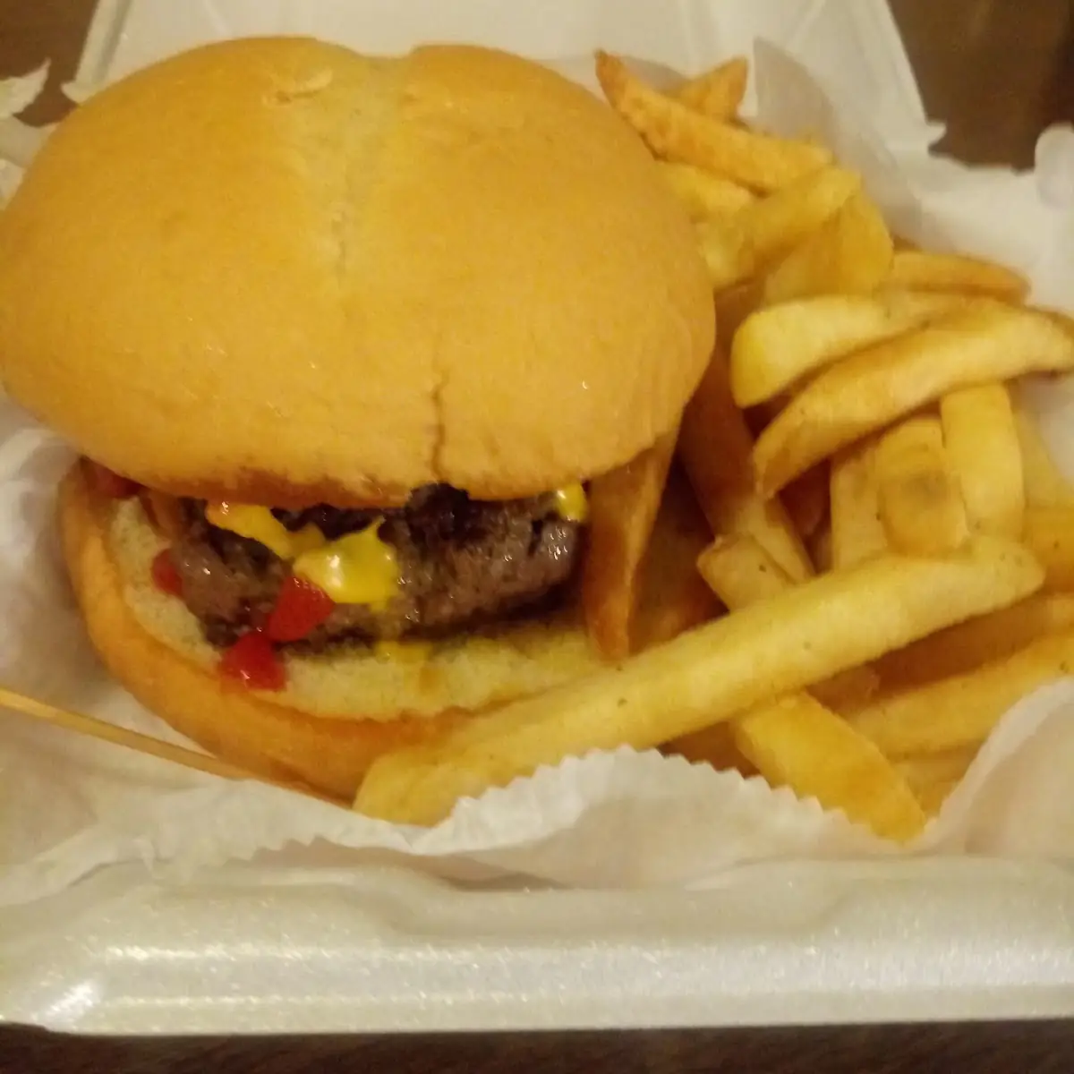 Bacon Cheeseburger & Fries