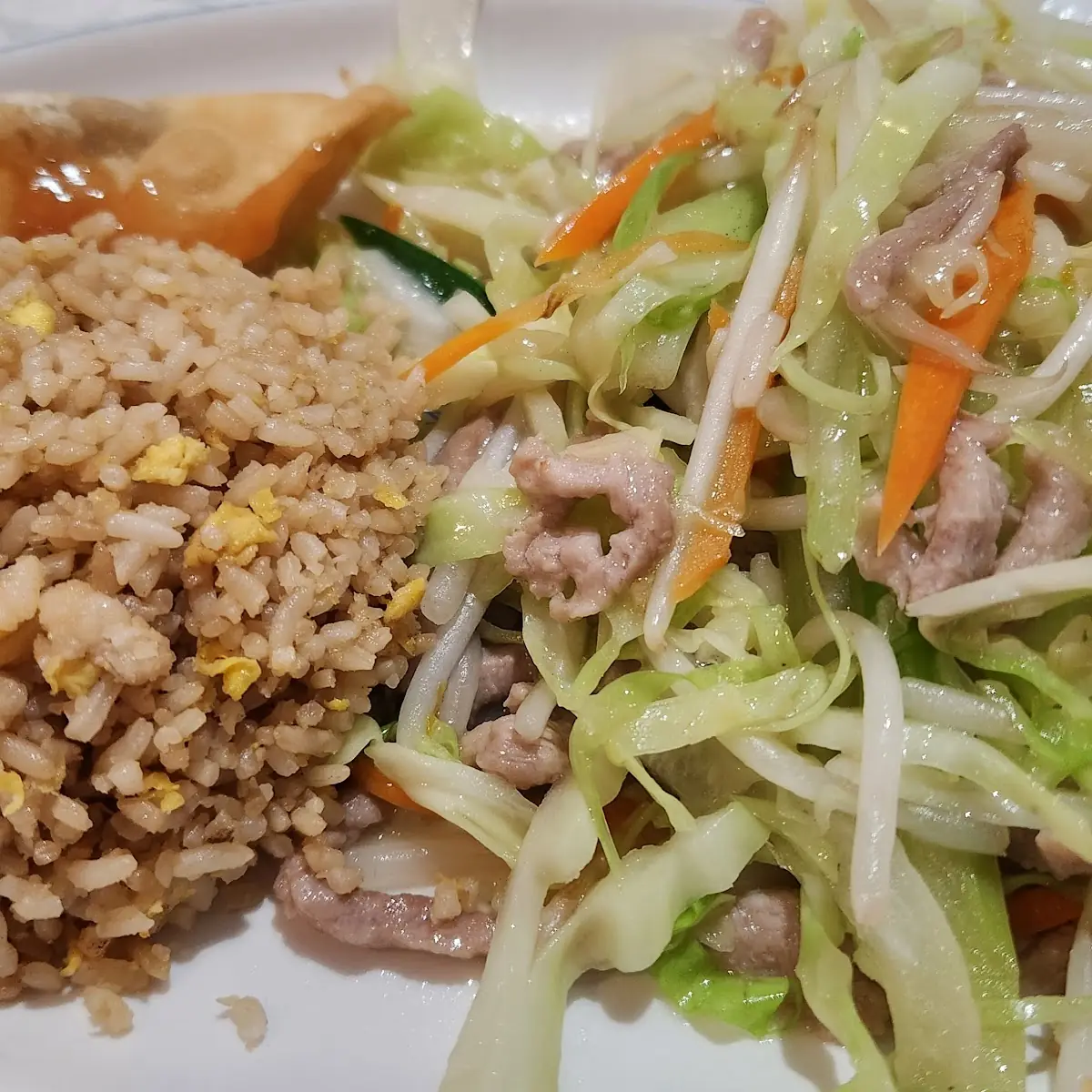 Pork Chop Suey Lunch